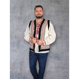 Vesta brodata traditional Dorin