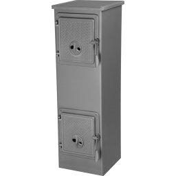 Soba pe combustibil solid Thalia Ewa 5,3 kW, fonta si samota, Ø120 mm