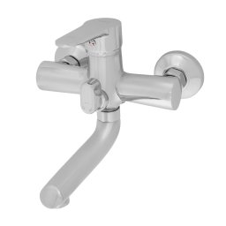 Baterie pentru cada Fleko FZ066A-401, monocomanda, inox cromat, cartus ceramic