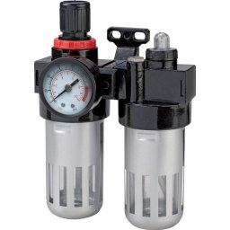 Filtru de aer pentru compresor Airtool MF-3 cu regulator, manometru si 1/4