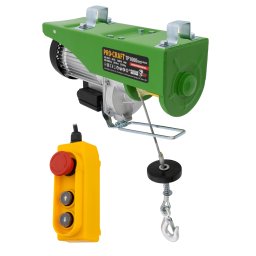 Troliu electric (palan) ProCraft TP1000, 1600 W, 1000 kg, cu kit de montare