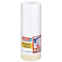 Folie de mascare Tesa Pro Easy Cover Universal 2,6 m x 17 m cu banda adeziva