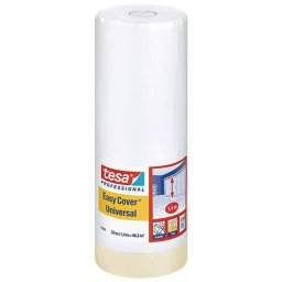 Folie de acoperire Tesa Pro Easy Cover Universal 1,4 m x 33 m, cu banda