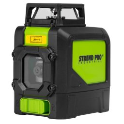 Laser nivel Strend Pro Industrial 901CG 360° verde, cruce, 50 m cu detector