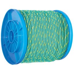 Franghie polipropilena Strend Pro MDB200 16 mm, 80 m, 1900 kg, galben-verde