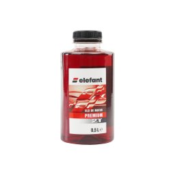 Ulei pentru amestec motor 2T Elefant rosu, 0,5 L, dozaj 30 ml/l