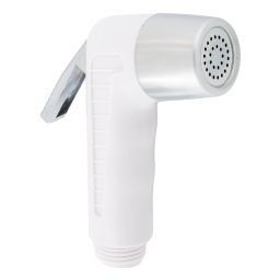 Para de dus igienic Fleko FHS-70-A cu declansator, alb, pentru WC si baie