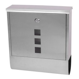 Cutie postala din inox Madison 34x31x10 cm, cu suport pentru ziar