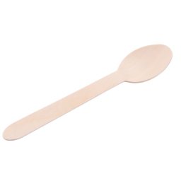 Lingurite din lemn MagicHome Woodline ECO Gastro 16 cm, 100 bucati, 100% naturale