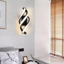 Aplica LED Reid 13W neagra cu 3 temperaturi de culoare, pentru interior