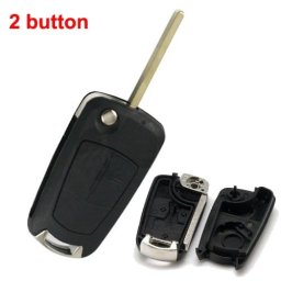 Carcasa cheie tip briceag compatibila Opel Astra H, 2 butoane, lamela HU100