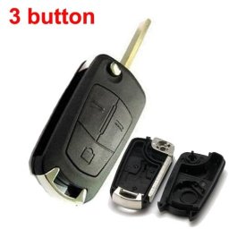 Carcasa cheie tip briceag compatibila Opel Astra H, 3 butoane, fara electronica