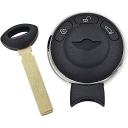 Carcasa cheie Mini Cooper smartkey compatibila, 3 butoane, pentru model cu acumulator