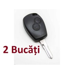 Set 2 carcase cheie pentru Dacia Logan, 2 butoane, tip OEM, fara cip