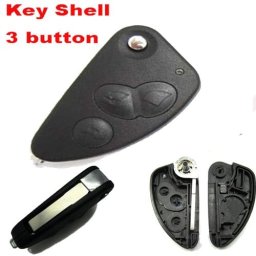 Carcasa cheie tip briceag compatibila Alfa Romeo 156, 3 butoane, lamela SIP22