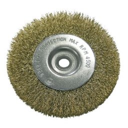 Perie din sarma 75 mm pentru masini de copiat chei, cu prindere 10/12,7 mm