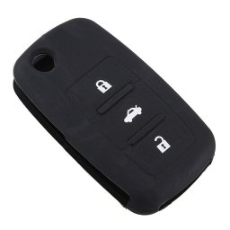 Husa silicon cheie briceag compatibila VW Passat B5.5 (2001–2009), neagra