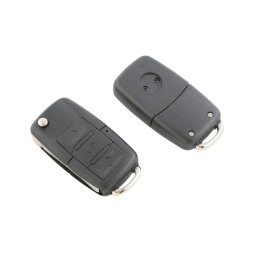 Carcasa cheie briceag Thunder cu 3 butoane, pentru modul aftermarket, lamela HU66