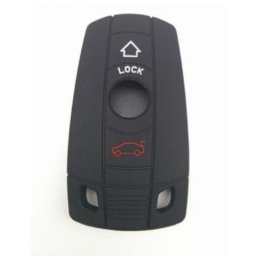 Husa din silicon pentru cheie BMW E60/E90, 3 butoane, culoare neagra