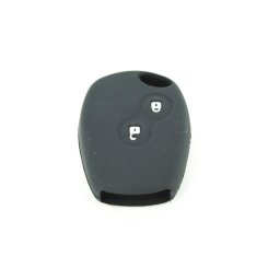 Husa din silicon pentru cheie Dacia Logan, 2 butoane, negru