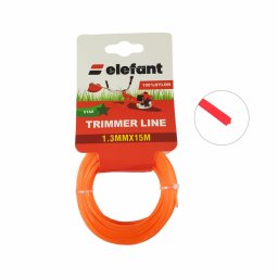 Fir pentru motocoasa tip stea 1,3 mm x 15 m, nylon, Elefant