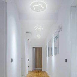 Lustra LED Heath Stea 35W, 20 cm, lumina neutra, alb mat pentru interior