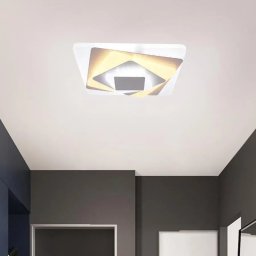 Lustra LED Florensia 34W, alb mat, lumina rece/calda/neutra, pentru interior