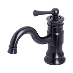 Baterie lavoar negru mat din alama sanitara Korman Technik, 20 cm, WZY/318