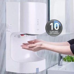 Uscator de maini automat cu senzor FL-2020, jet de aer, 1200W, alb