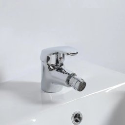 Baterie pentru bideu Korman Technik BD001, crom lucios, monocomanda