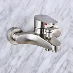 Baterie de baie din inox SUS304 satinat, 2 functii, Korman Technik LY007