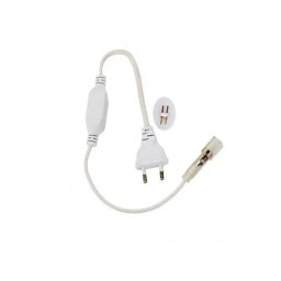 Alimentator pentru banda LED 5050 la 220V, cu stecher si conector rapid