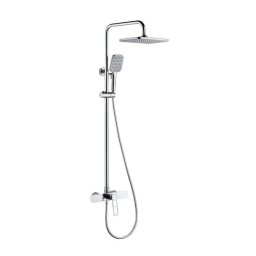 Coloana de dus din alama sanitara cu 3 functii, finisaj crom, Korman 9710