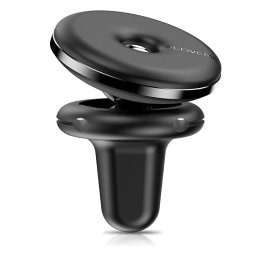 Suport auto magnetic Floveme negru pentru grila de ventilatie, cu suport cablu