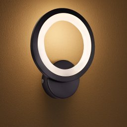 Aplica LED de perete BETTY 13W negru, 1040 lm, lumina calda/neutra/rece