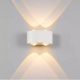 Aplica LED Fantas pentru exterior/interior, 4x1W, IP65, alb, lumina calda 3000K
