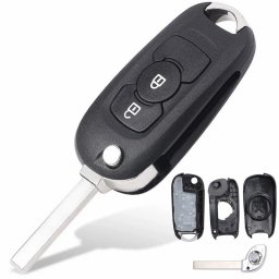 Carcasa cheie tip briceag compatibila Opel Astra K, 2 butoane, lamela HU100