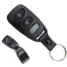 Carcasa telecomanda cheie compatibila Hyundai Tucson/Santa Fe, 3 butoane, suport baterie