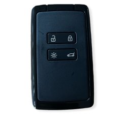Carcasa cartela cheie Renault Megane 4/Kadjar/Koleos, 4 butoane, neagra