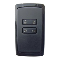 Cartela cheie compatibila Renault Kadjar/Megane IV/Duster, 4 butoane, 433 MHz, neagra