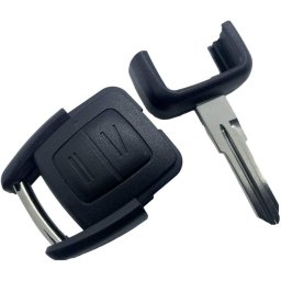 Carcasa cheie compatibila Opel Astra G, 2 butoane, lamela HU46 sant stanga