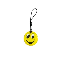 Cartela interfon RFID EM4305 clonabila, set 10 bucati, epoxy Smiley, tip tag