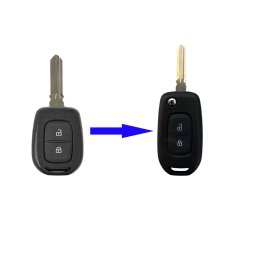 Carcasa cheie tip briceag Dacia Spring/Logan 2017-2023, 2 butoane, HU136