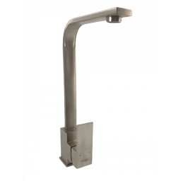 Baterie bucatarie MIXXUS KUB-011 din inox, monocomanda, cu racorduri incluse