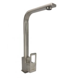 Baterie de bucatarie MIXXUS FIT-011 din inox, monocomanda, cu racorduri incluse