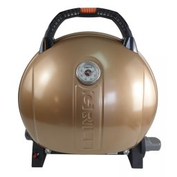 Gratar portabil pe gaz O-Grill 900 Gold cu termometru integrat, 7 kg