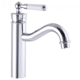 Baterie lavoar vintage Mixxus Premium 001-B din alama, crom, monocomanda