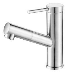 Baterie lavoar MIXXUS DAX-001 din alama, cu dus extractabil si cartus 40 mm