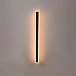 Aplica LED de exterior Mack 90 cm, 10W, IP65, lumina neutra 4000K, neagra