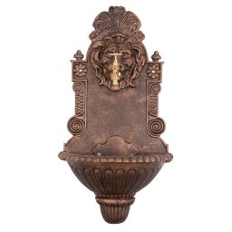 Lavoar de gradina Gardens WB-006C cu robinet, aspect cupru, 41x21x76,5 cm